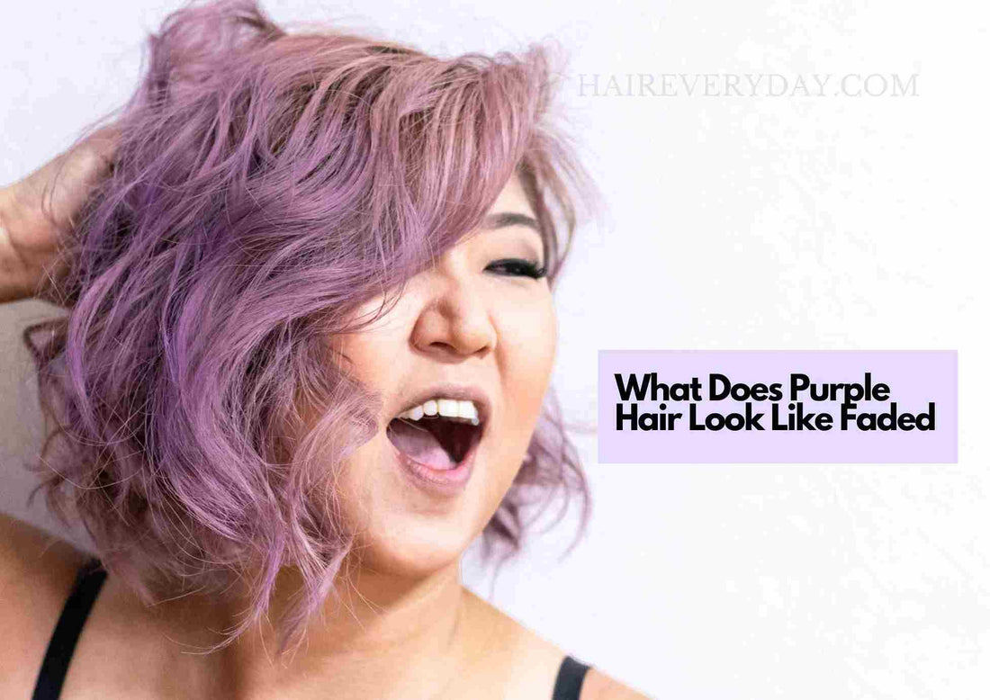 What Does Purple Hair Look Like Faded