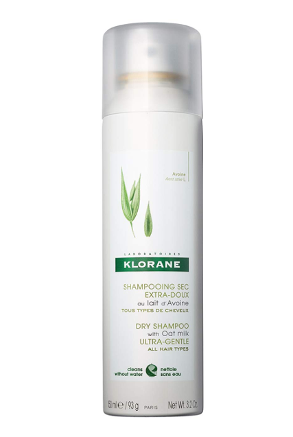 klorane dry shampoo with oat milk