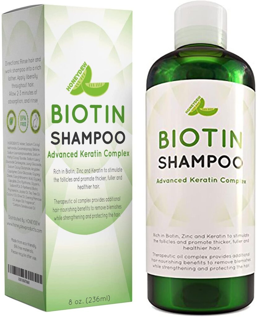 biotin, saw palmetto shampoo