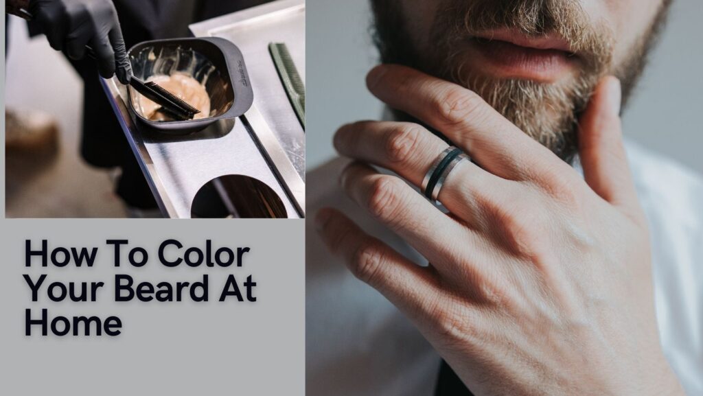how to color beard at home