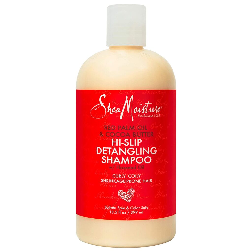 shea moisture red palm oil and cocoa butter detangling shampoo
