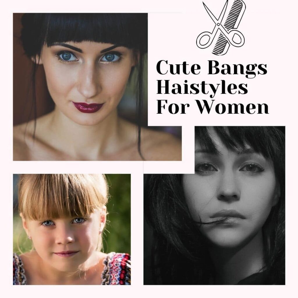 cute hairstyles with bangs