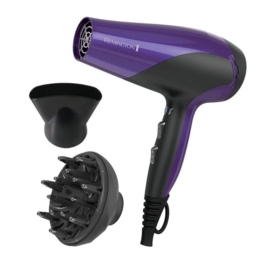 blow drying for relaxed hair