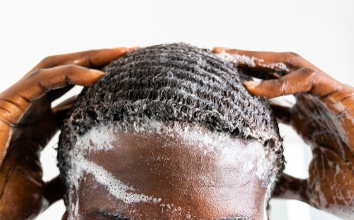 washing afro hair