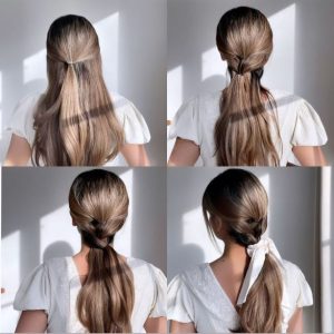 easy hairstyles for medium length hair to do at home