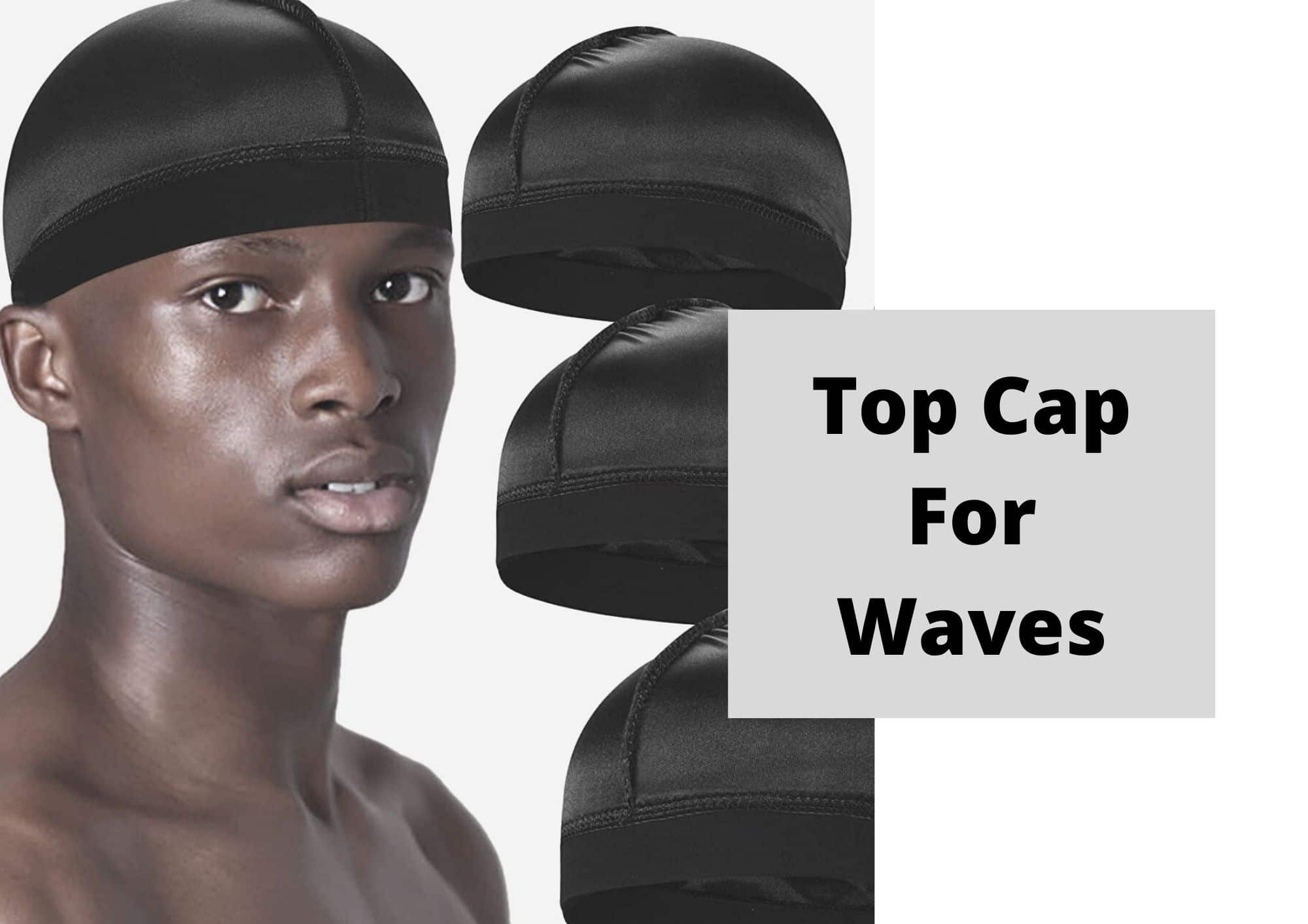6 Packs 3 Packs 360 Silk Elastic Wave Cap Stocking Compression caps for Men 2 Packs 