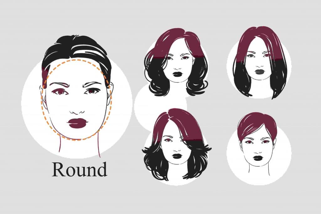 haircuts for round faces