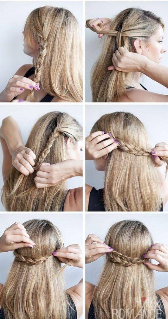 Simple Hairstyle Tutorial Stock Photo  Download Image Now  Tutorial  Hairstyle Simplicity  iStock