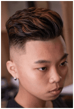 disconnected Korean hairstyle men