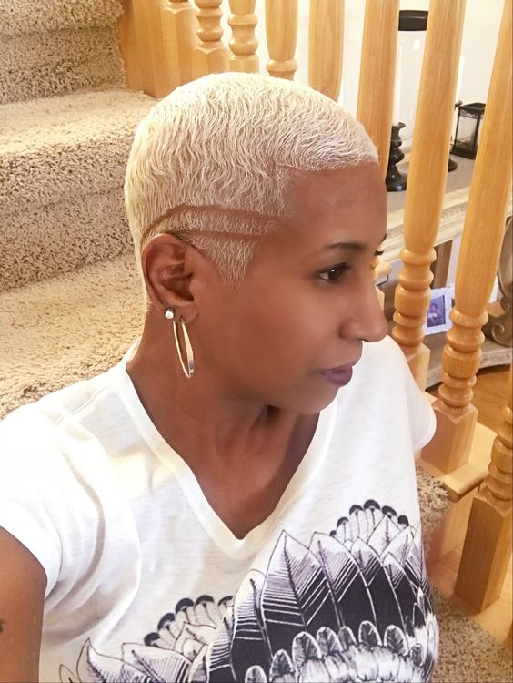 bleached fade haircuts for women