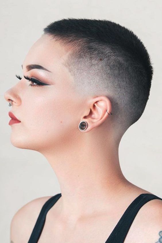 tapered fade haircuts for women
