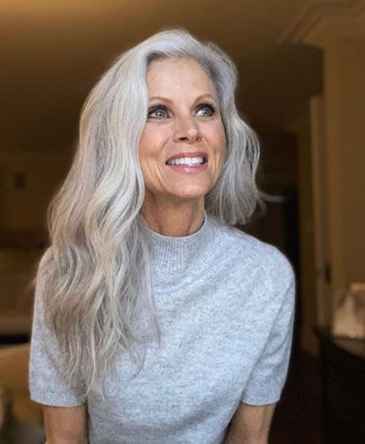 long hairstyles for older women
