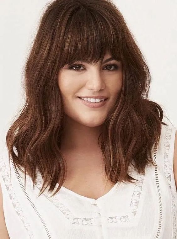 Bangs Hairstyles For Plus Size Women