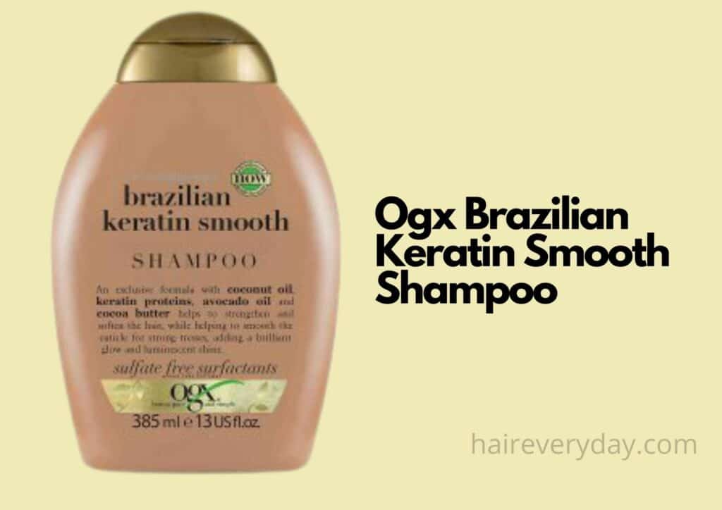 drugstore sulphate free shampoo for keratin treated hair