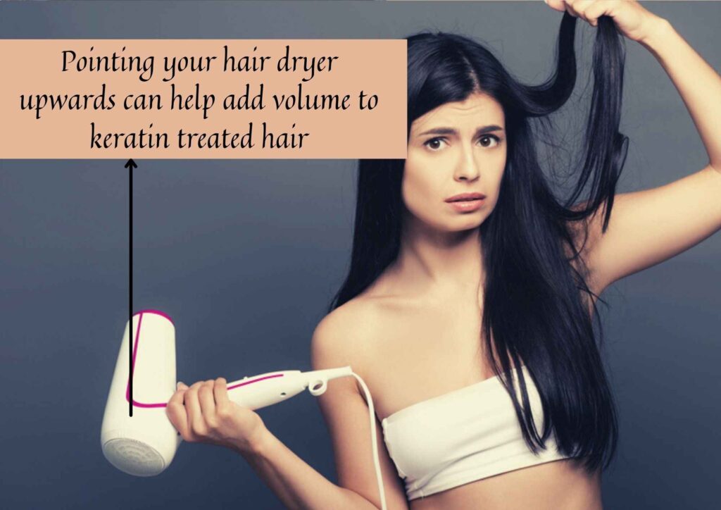how to get volume after keratin treatment