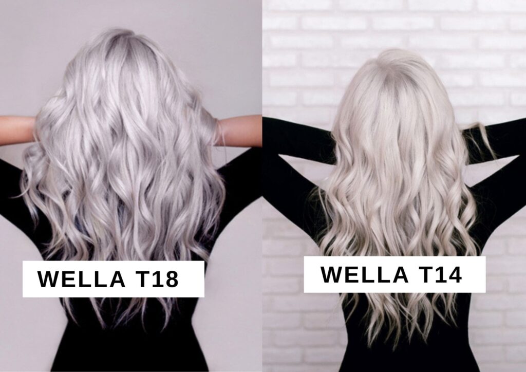 using wella t14 or t18 together