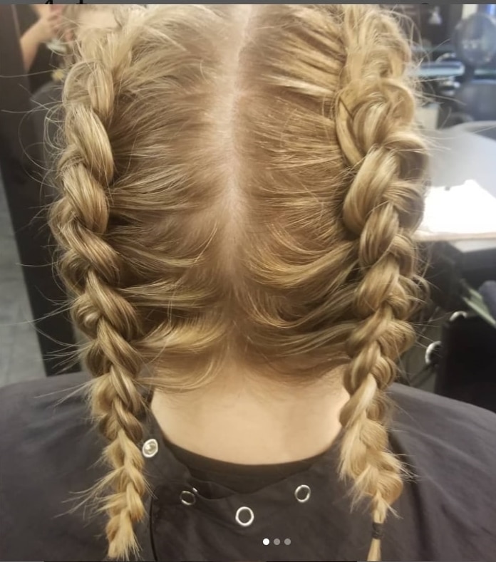 easy braids for long layered hair