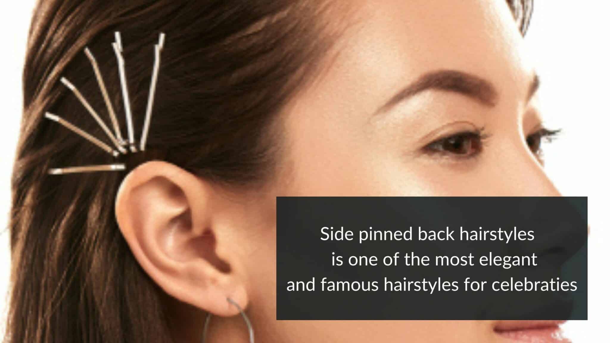 How To Pin Back Your Hair Using Bobby Pins In Elegant Ways Hair