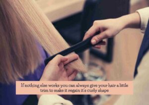 how to get normal hair back after straightening
