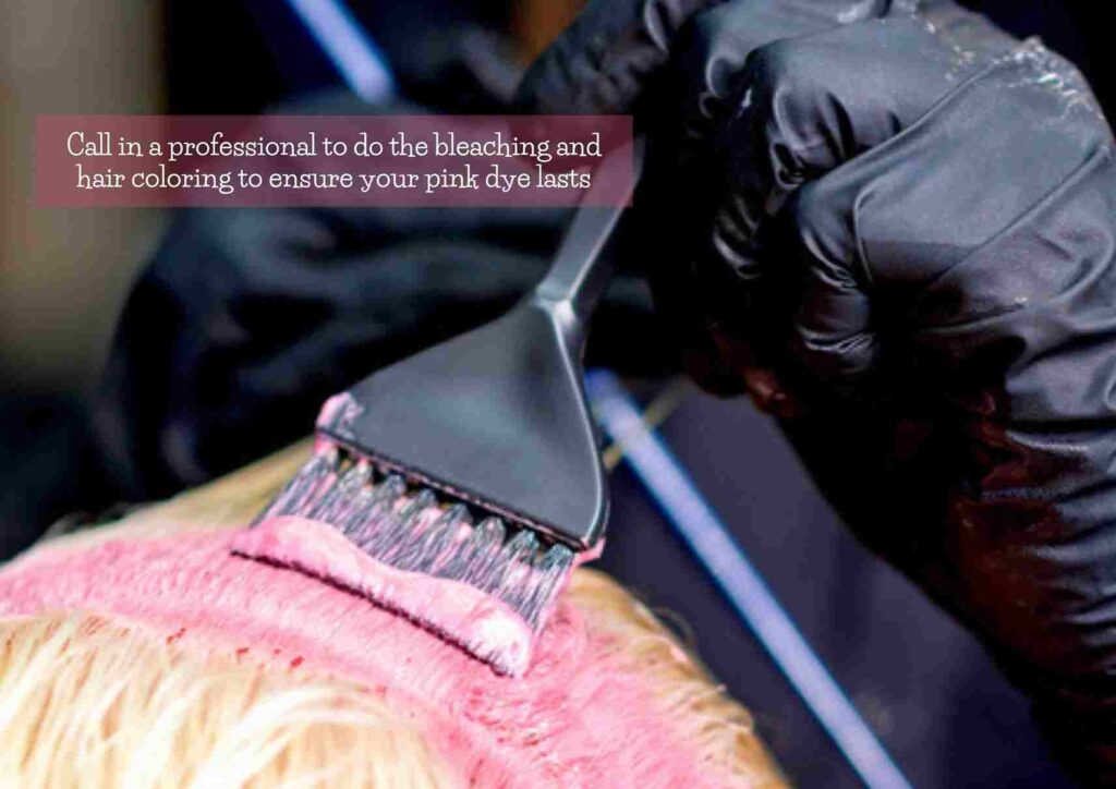 how to keep pink hair from turning orange