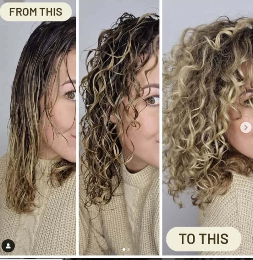 How to style curly hair with gel