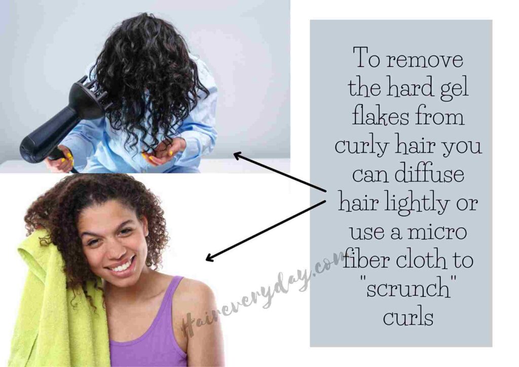 how to curl natural hair with gel