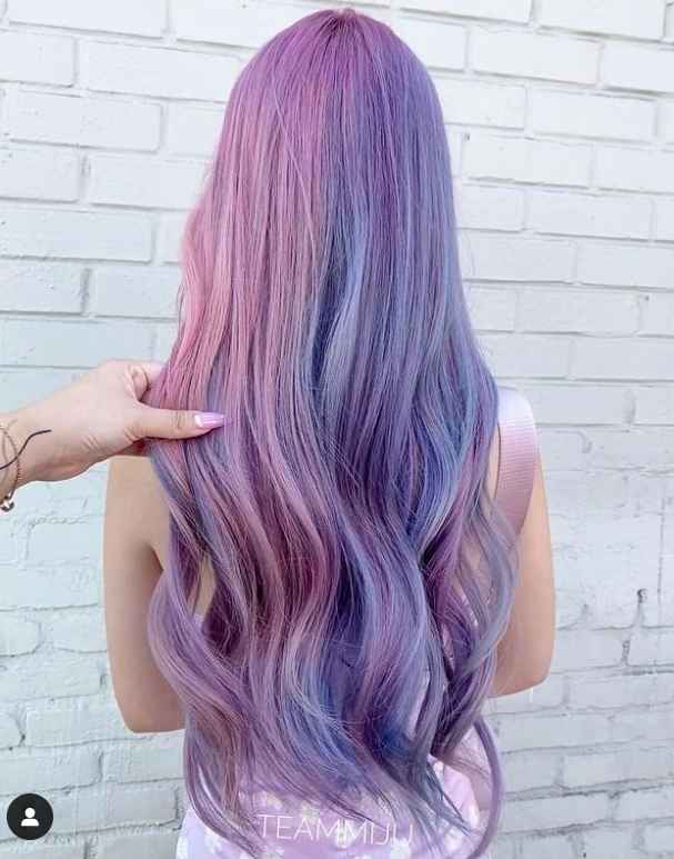lavender ombre hair color 