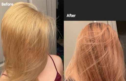 best temporary strawberry blonde hair dye
