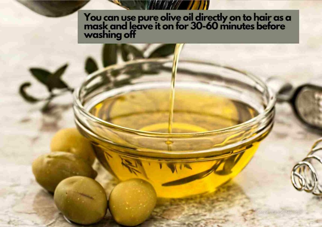 can you bleach hair with olive oil in it
