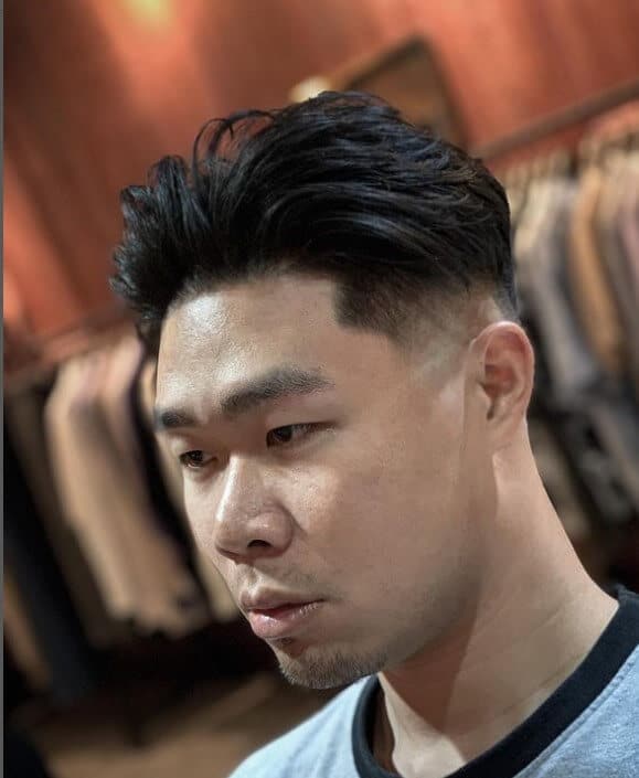 4/6 parted korean hairstyle