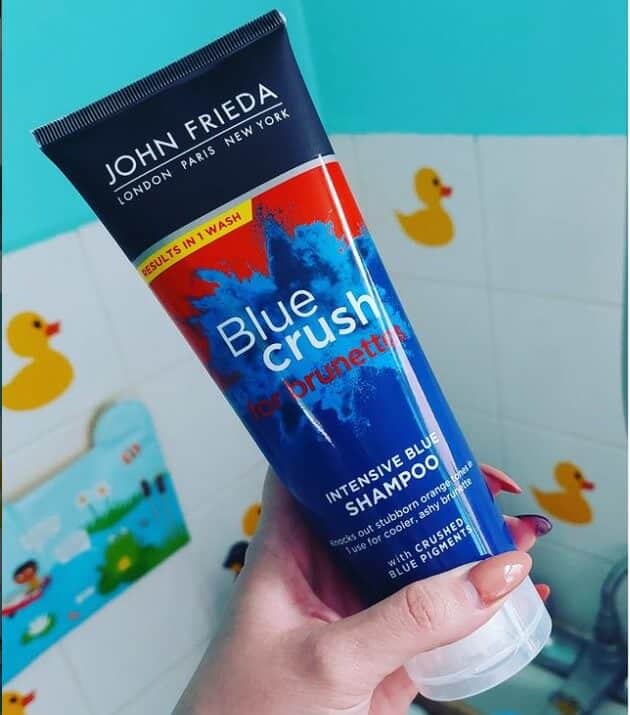 
how to use blue shampoo on orange hair