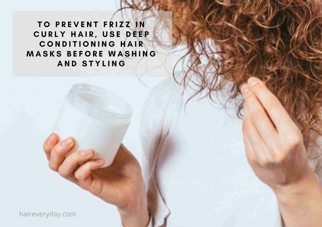 how to style curly hair after shower