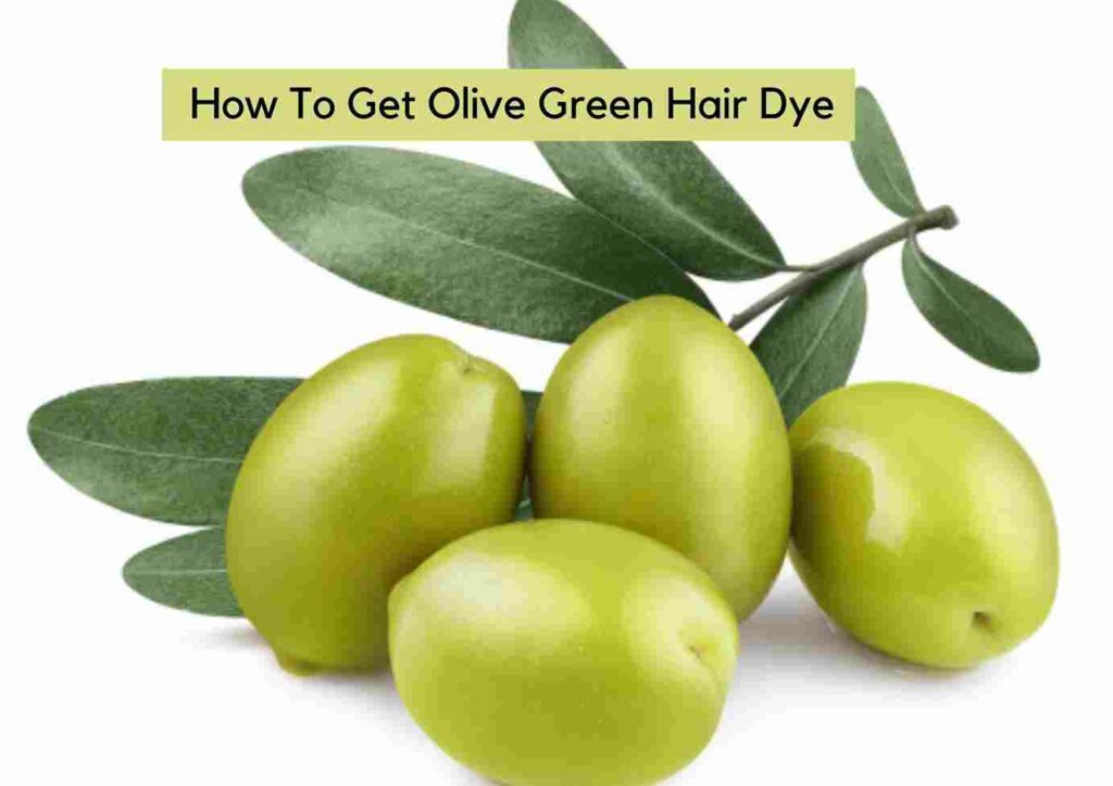 How To Get Olive Green Dye