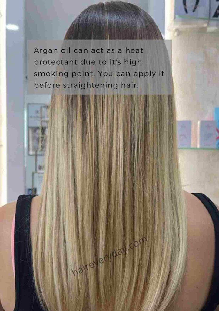 
argan oil for hair straightening