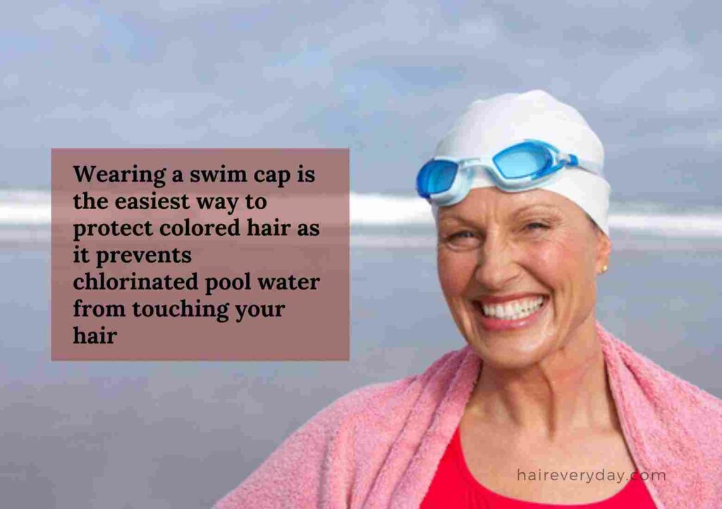 how to protect dyed hair from salt water