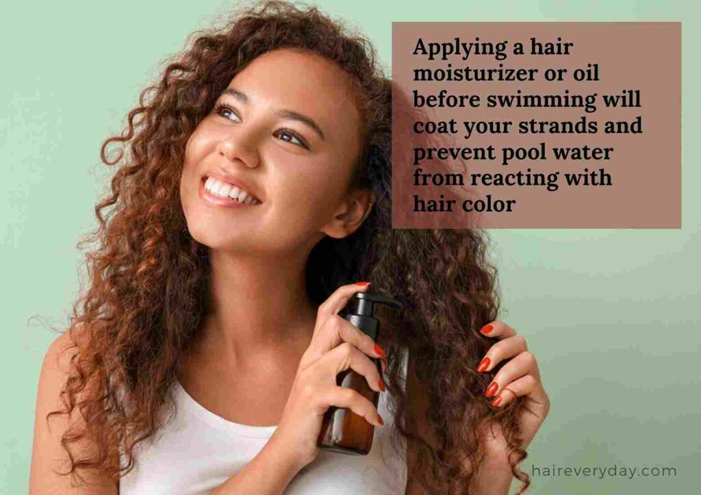how to protect your hair from chlorine without a swim cap