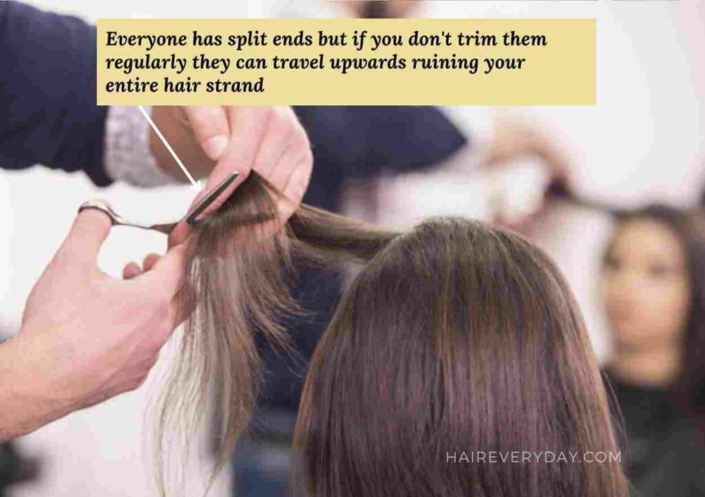 how to remove split ends yourself