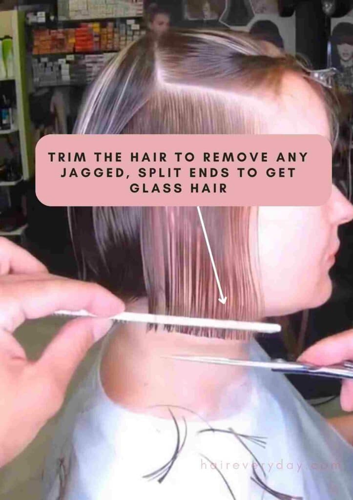 how to get glass hair without heat