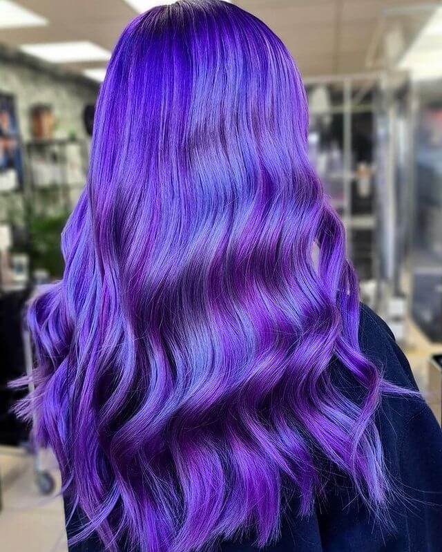 how to lighten purple hair to lavender