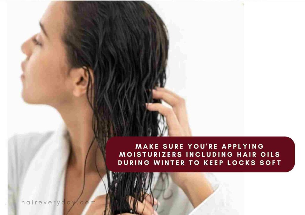 how to prevent hair dryness in winter