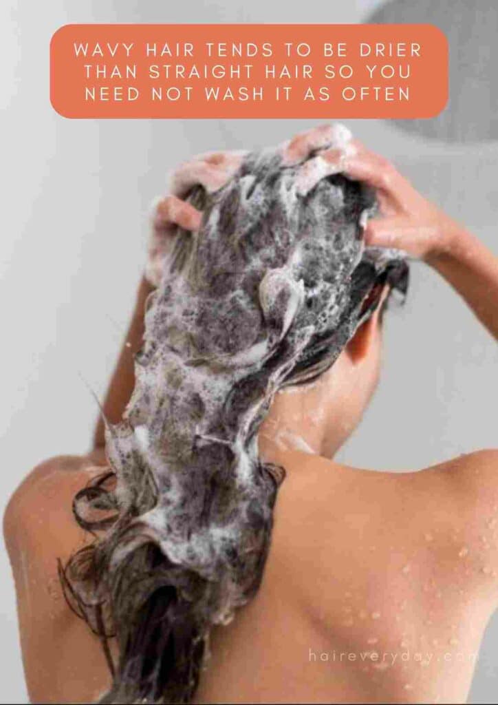 
how to take care of wavy hair after shower