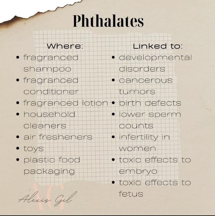 pthalates in hair care