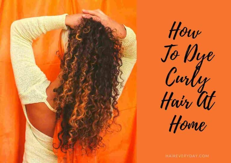 How To Dye Curly Hair At Home In 3 Safe Easy Steps Hair Everyday Review