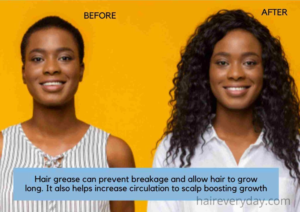 
does hair grease grow hair