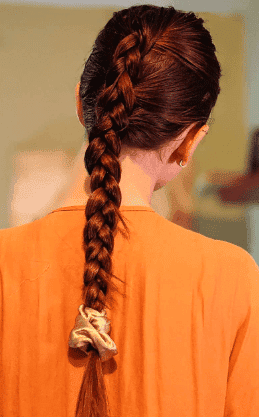 how to tie up curly hair without ruining it