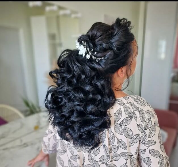 
how to style my own hair for a wedding
