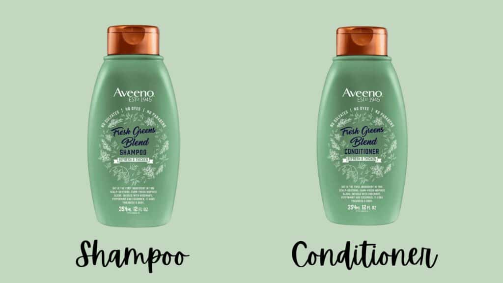 Aveeno Fresh Greens Blend Shampoo and Conditioner Review