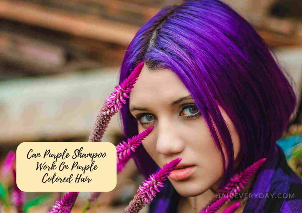 Can you use purple shampoo for purple hair