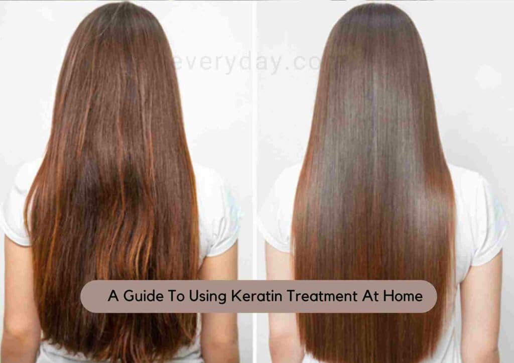 how to use keratin treatment at home