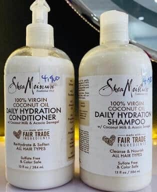 shea moisture daily hydration shampoo and conditioner review